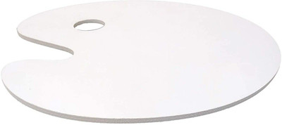 Levin acrylic plastic 9''x16'' 1 Paint Wells Palettes(Set of 1, Transparent)