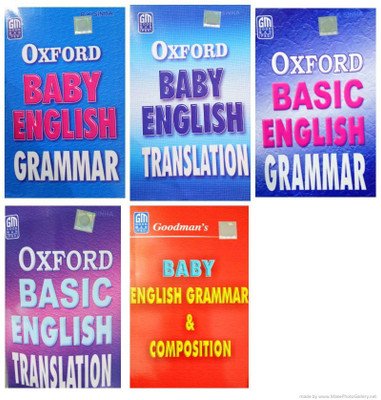 Oxford Baby English Grammar & Translation & Grammar & Composition & Oxford Basic English Grammar & Translation(Hardcover, R.K.Sinha)