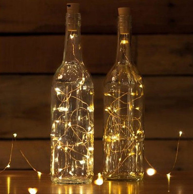 OMG Best Buy 20 LEDs 2.5 m Yellow Steady String Rice Lights(Pack of 5)