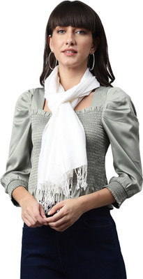 Javinishka Solid Rayon Men & Women Stole
