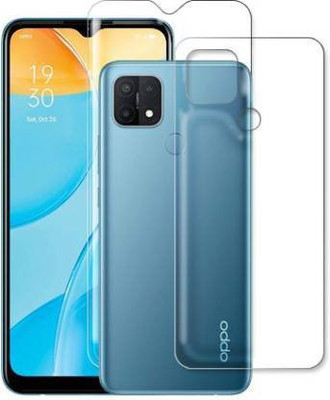 PONDRIK Front and Back Screen Guard for OPPO A15(Pack of 2)