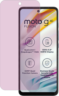 SWorld Impossible Screen Guard for MOTOROLA G40 Fusion(Pack of 1)