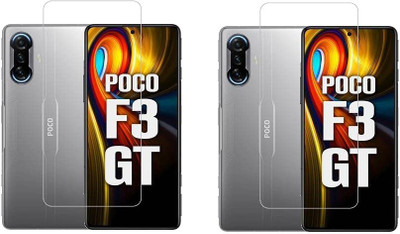 Bodoma Edge To Edge Tempered Glass for Poco F3 GT 5g Pack of 2, Poco F3 GT(Pack of 2)