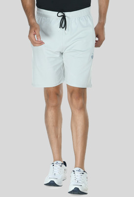 Purser Solid Men Light Blue Basic Shorts