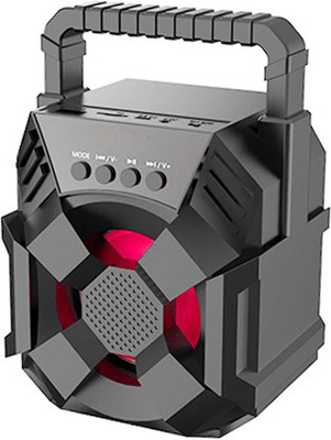 kluzie BEST BUY WS-01 Super Bass Portable Wireless sub woofer Sound Box system Multimidea Speaker Led Light mini Home theatre AUX supported Carry Handle Speaker FM Radio USB, Micro SD Card Reader 10 W Bluetooth Speaker(Black, Stereo Channel)