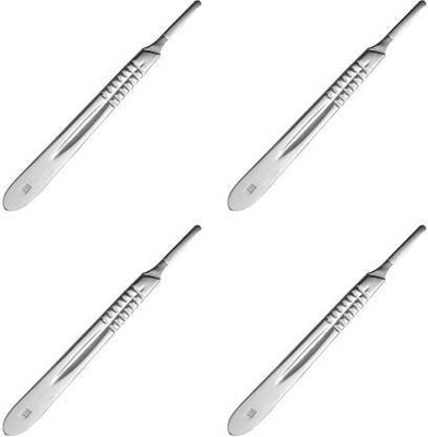 ARINEO SCALPEL HANDLE |SURGICAL HANDLE NO.4 FOR SURGICAL|SCALPEL BLADES NO.4 (PACK OF 4) Surgical Scalpel(Pack of 4)