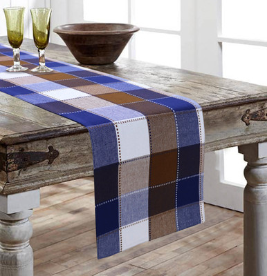 AIRWILL Multicolor 152 cm Reversible Table Runner(Cotton)