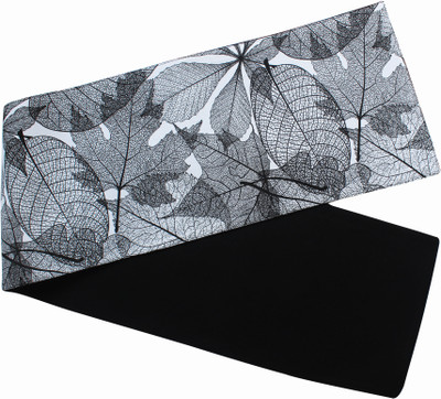 AIRWILL Black 152 cm Reversible Table Runner(Cotton)