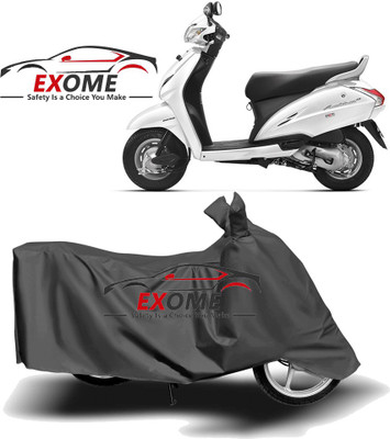 EXOMI Two Wheeler Cover for Honda(Activa 3G, Grey)