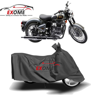 APNEK Two Wheeler Cover for Royal Enfield(Classic 500, Grey)