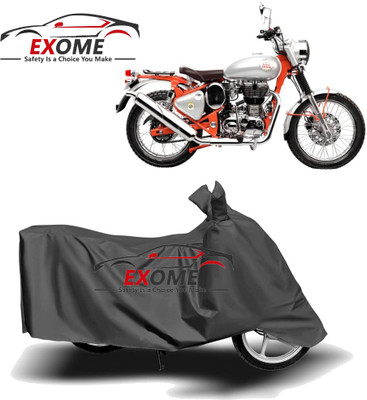APNEK Two Wheeler Cover for Royal Enfield(Bullet Trials 350, Grey)