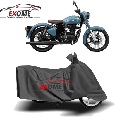 APNEK Two Wheeler Cover for Royal Enfield(Classic 350 Signals, Grey)