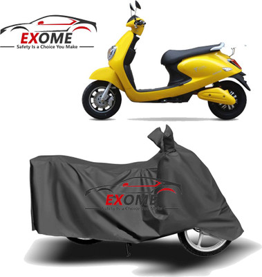 APNEK Two Wheeler Cover for Techo Electra(Emerge, Grey)