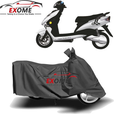 APNEK Two Wheeler Cover for Kinetic(Zing, Grey)