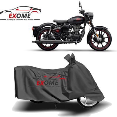 APNEK Two Wheeler Cover for Royal Enfield(Classic 350, Grey)