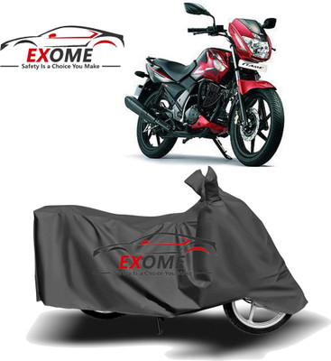 APNEK Two Wheeler Cover for TVS(Flame, Grey)