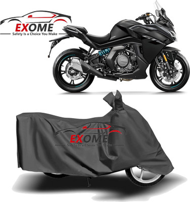 APNEK Two Wheeler Cover for CFMoto(650GT, Grey)