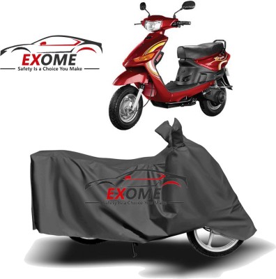 ENTIRELY ELITE Two Wheeler Cover for Universal For Bike(Yo Spark, Grey)