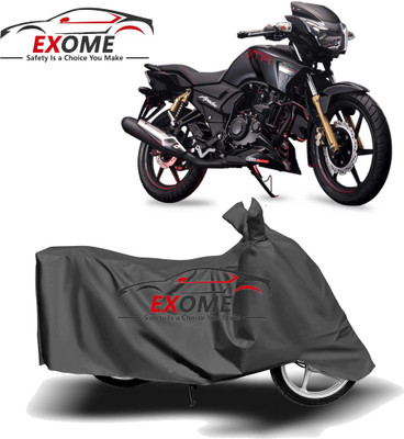 APNEK Two Wheeler Cover for TVS(Apache RTR 160, Grey)