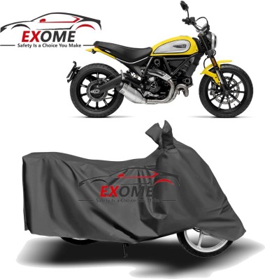 EXOME Two Wheeler Cover for Ducati(Scrambler Icon, Grey)