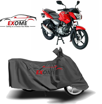 APNEK Two Wheeler Cover for Bajaj(Pulsar 135 LS DTS-i, Grey)