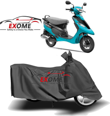APNEK Two Wheeler Cover for TVS(Scooty, Grey)