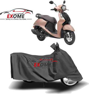 APNEK Two Wheeler Cover for Yamaha(Fascino, Grey)