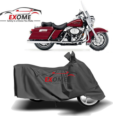 APNEK Two Wheeler Cover for Harley Davidson(Road King, Grey)