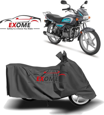 EXOME Two Wheeler Cover for Hero(MotoCorp Splendor Plus, Grey)