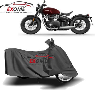 ENTIRELY ELITE Two Wheeler Cover for Triumph(Bonneville Bobber, Grey)