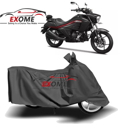 APNEK Two Wheeler Cover for Suzuki(Intruder, Grey)