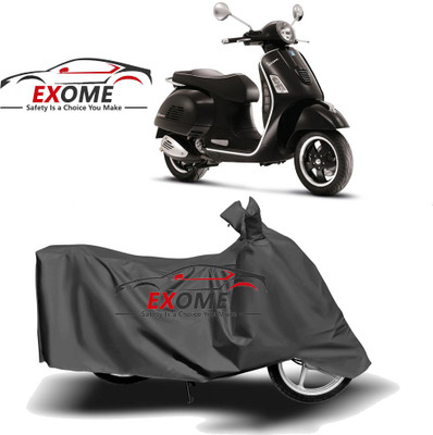 APNEK Two Wheeler Cover for Vespa(Piaggio Vespa, Grey)