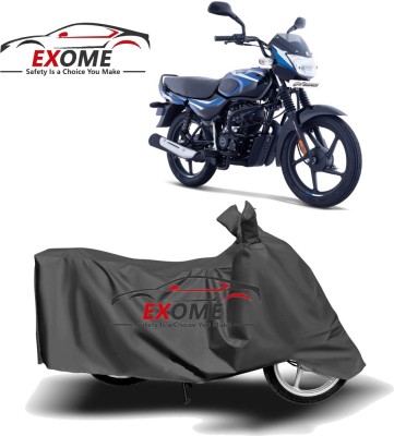 EXOME Two Wheeler Cover for Bajaj(CT 100, Grey)