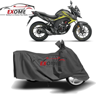 EXOME Two Wheeler Cover for Honda(CB Hornet 160R, Grey)