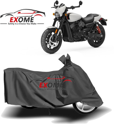 APNEK Two Wheeler Cover for Harley Davidson(Street Rod, Grey)