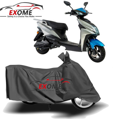 APNEK Two Wheeler Cover for Universal For Bike(Fusion, Grey)