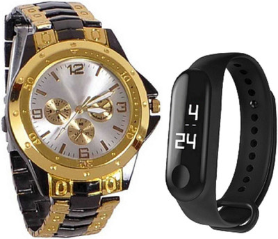 RBSFLOZIO Analog-Digital Watch  - For Couple