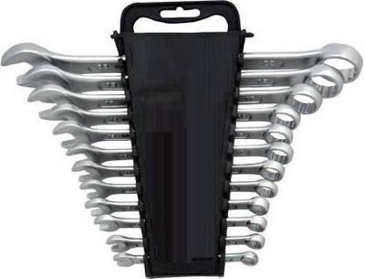 Getsocio ST-57 DOUBLE-SIDED COMBINATION WRENCH & SPANNER HAND TOOLS SET Double Sided Combination Wrench(Pack of 12)