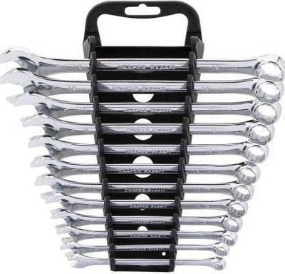 Getsocio ST-59 DOUBLE-SIDED COMBINATION WRENCH & SPANNER HAND TOOLS SET Double Sided Combination Wrench(Pack of 12)