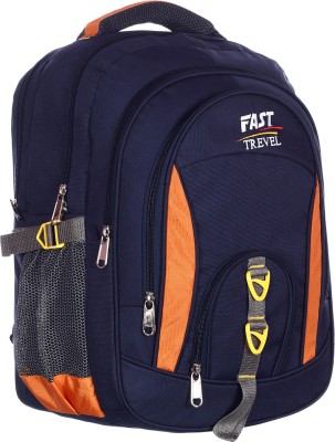 fast travel 45 L Laptop Collage Office Travel Unisex Backpack (Four Partition Large School Bag 7-10 Class) 45 L Laptop Backpack(Blue)