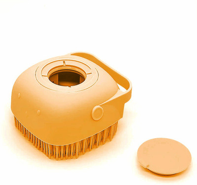 TEDRED Silicone scrubber for men and women with shampoo dispenser multicolor