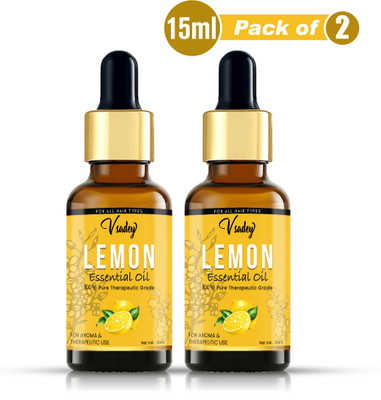 vsadey Pure Lemon Oil - 15Ml (Pack of 2)(30 ml)