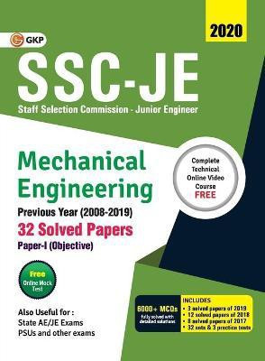 Ssc Je 2020 Mechanical Engineering Previous Years Solved Papers (2008-19)(English, Paperback, Gkp)