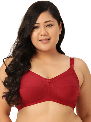 LEADING LADY Women Full Coverage Non Padded Bra(Maroon)