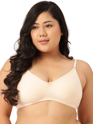 LEADING LADY Women Full Coverage Non Padded Bra(Beige)