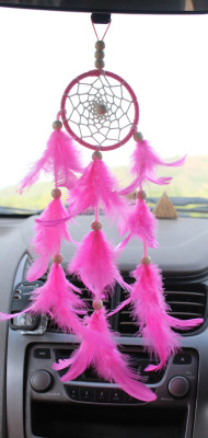 handymandy store CAR PINK Car Hanging Ornament(Pack of 1)