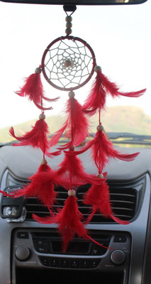 handymandy store CARRED WOODEN BEADS Car Hanging Ornament(Pack of 1)