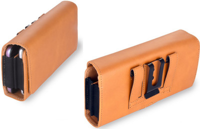 HITFIT Pouch for One Plus 8T Plus 5G(Brown, Holster, Pack of: 1)