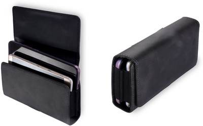 realtech Pouch for OnePlus 8T Plus 5G(Black, Dual Protection, Pack of: 1)