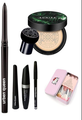 URBEN QUEEN kajal & eyeliner & mascara(6 Items in the set)